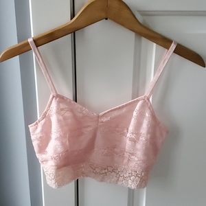 NWOT...Decree peach color lace bralette!